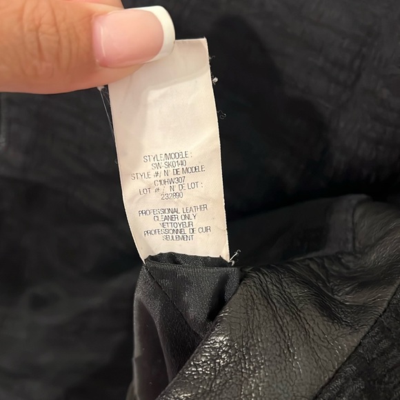 Helmut Lang Assymetrical Leather Skirt - Picture 7 of 7